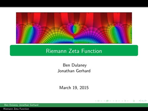 Riemann Zeta Function