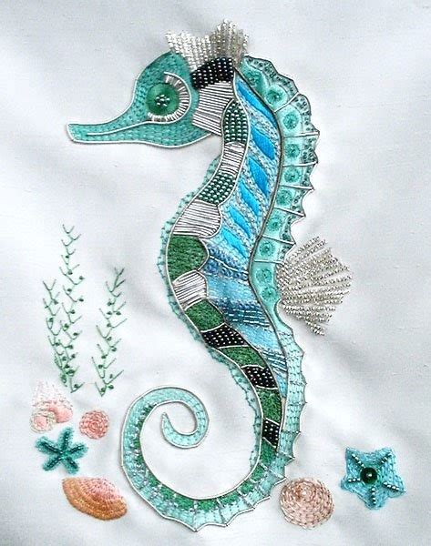 The Stitchery Doers: Embroidery: Seahorse ...