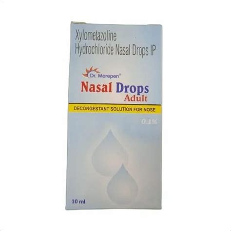 XYLOMETAZOLINE 0.1% DROPS, Packaging Type: Box at Rs 13.60/piece in Surat