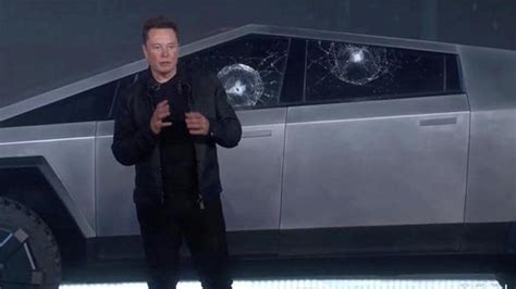 Tesla Cybertruck’s unbreakable glass breaks during launch, Twitter reacts | Trending - Hindustan ...