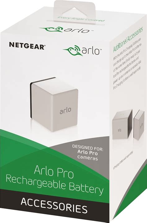 Arlo Pro Rechargeable Battery VMA4400 - includes power cable and adapter, for Arlo Pro/Pro 2 ...