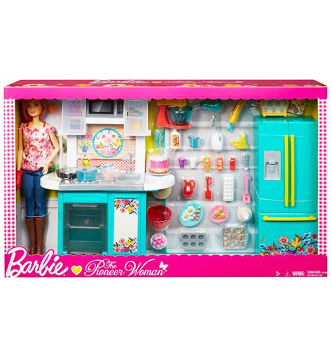 Barbie as Pioneer Woman with Ree Drummond Doll Kitchen Playset – Toys Onestar