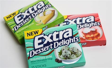 Review: Extra Dessert Delights chewing gum - NEAROF