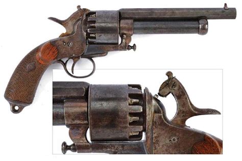 A LeMat Two Barrel Second Model Revolver