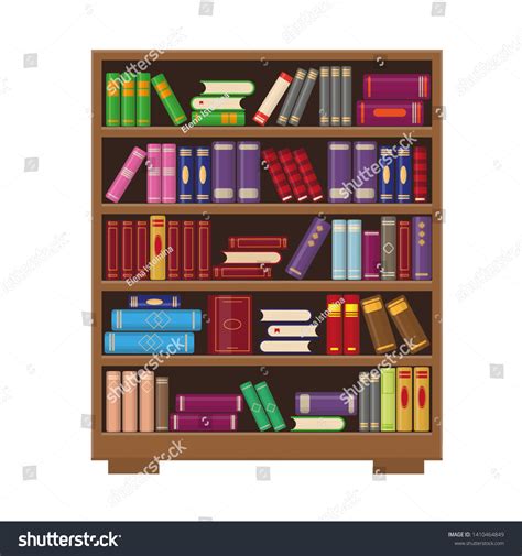 8,532 Cartoon Bookcase Images, Stock Photos & Vectors | Shutterstock