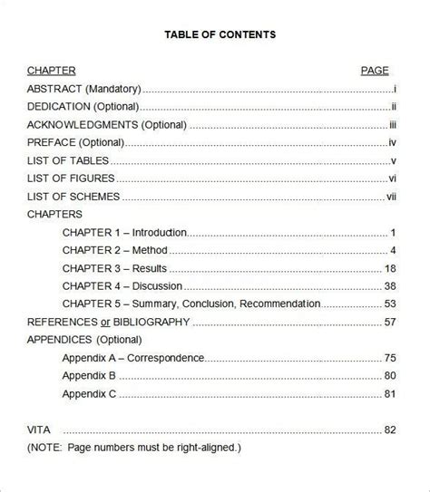 Table Of Contents Templates - FREE DOWNLOAD | Word template, Table of ...