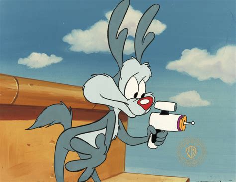 WB-Tiny Toons Adventures-Calamity Coyote with Ray Gun Original Prod Cel | eBay