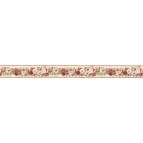 Shop Norwall 3-in Red Prepasted Wallpaper Border at Lowes.com