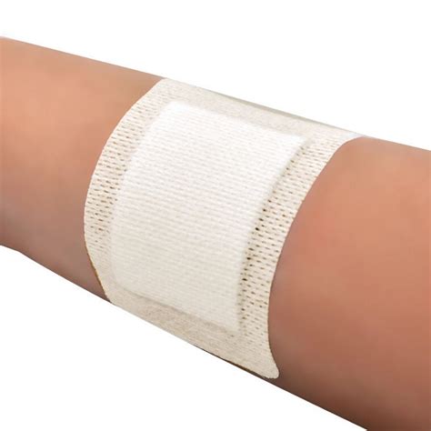 10 Pcs 6*7cm Large Size Hypoallergenic Non woven Medical Adhesive Wound Dressing Band aid ...