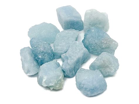 Raw Aquamarine Stone Natural Rough Aquamarine Spiritual Stone Blue ...