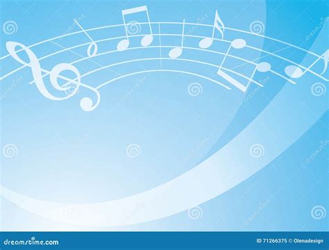 Light Blue Vector Music Background with Gradient Stock Vector - Illustration of light, style ...