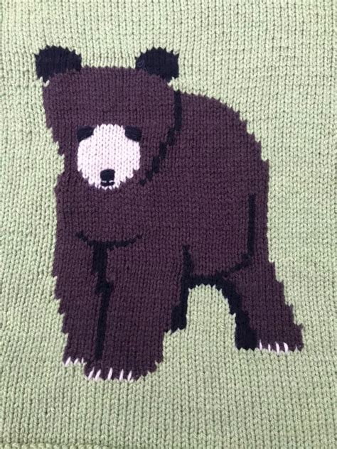 Bear Baby Blanket, Knitting Pattern - Etsy