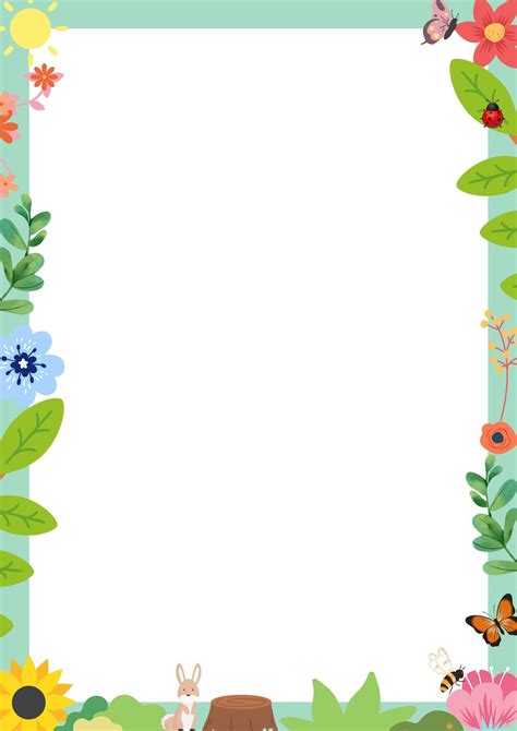 Make your Spring newsletter bounce with this cute boarder! Unlimited ...