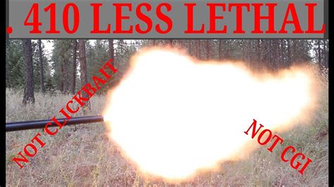 Shotgun Ballistics: .410 Slug, Less Lethal and - One News Page VIDEO