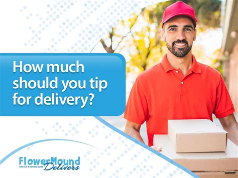 How Much Should You Tip for Delivery - Flower Mound Delivers - Local ...