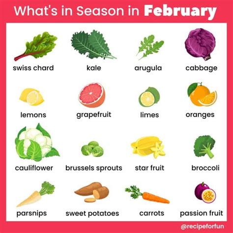 What is in Season in February? - a recipe for fun