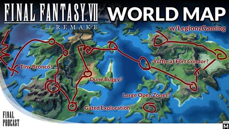 Final fantasy vi world map - solosos