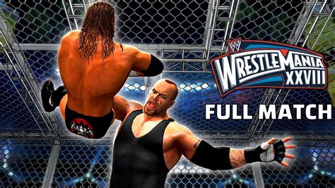 FULL MATCH - Undertaker vs Triple H - Hell in a Cell Match: Wrestlemania XXVIII - YouTube