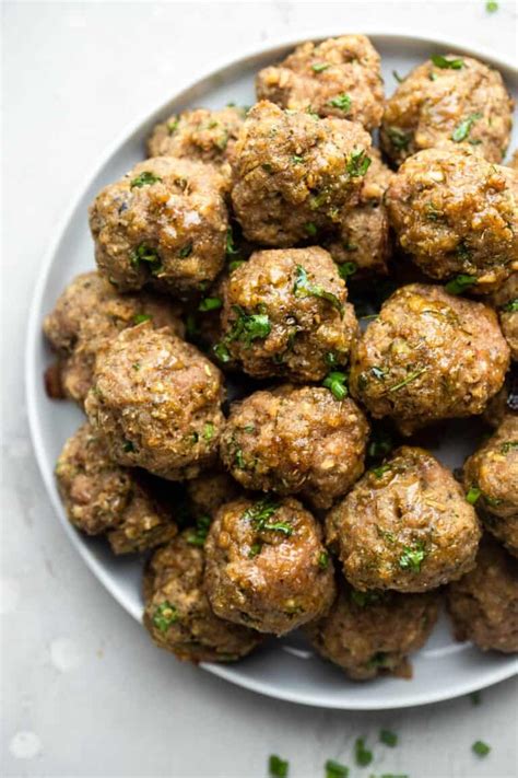 Healthy Turkey Meatballs - Food Faith Fitness