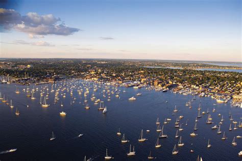 Aerial View of Newport Harbour - Photo Credit Newport International ...