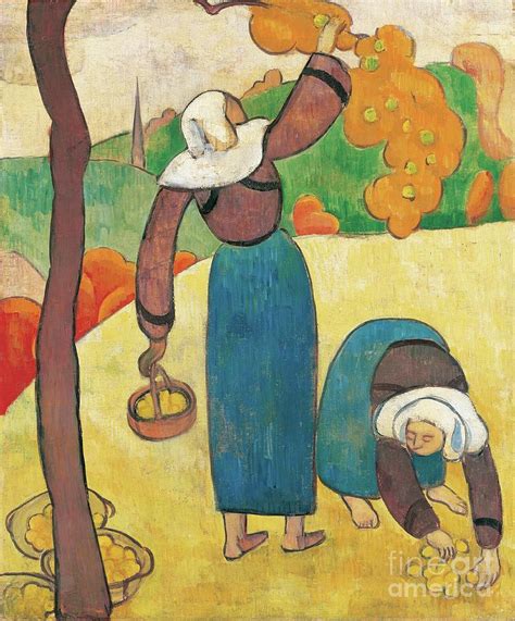 Breton Peasants, C.1889 Painting by Emile Bernard - Fine Art America