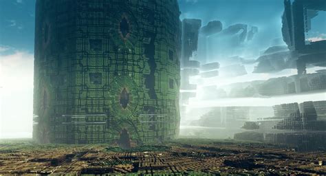 Beautiful fractal landscape seems like eerie, epic ruins / Boing Boing