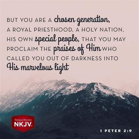 NKJV Verse of the Day: 1 Peter 2:9