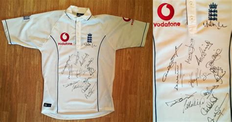 England Test Cricket signed memorabilia