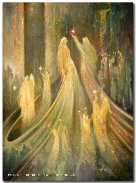 Procession of the Light Workers | Freydoon Rassouli | فریدون رسولی | Mystical art, Angel art ...