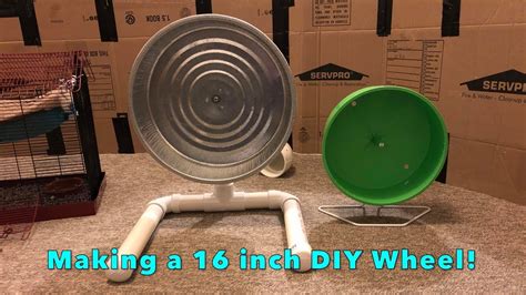 How I Made my 16 Inch DIY Rat Wheel - YouTube