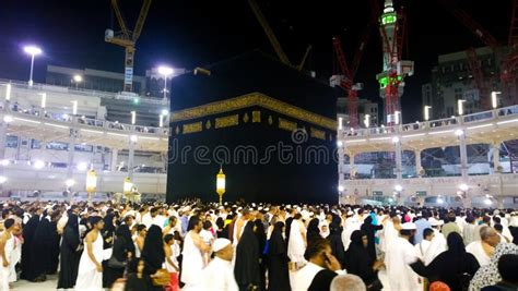 Night Kaaba stock photo. Image of night, islam, pilgrim - 3637522