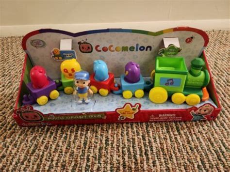 NEW Cocomelon Musical Alphabet Train with Spinning Wagons- Plays ABC ...