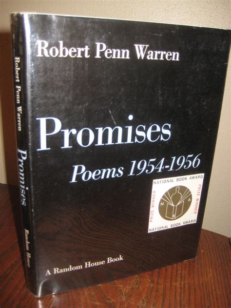 Promises Robert Penn Warren Poems Pulitzer Prize Poetry 1st Edition ...