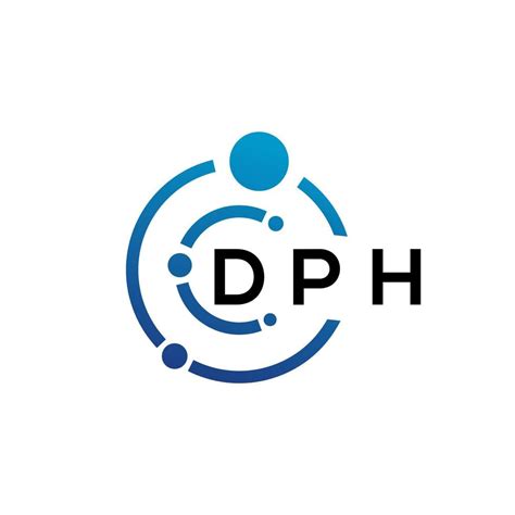 DPH letter logo design on white background. DPH creative initials letter logo concept. DPH ...