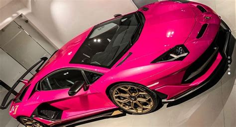 What Do You Think Of This Pink Lamborghini Aventador SVJ? | Carscoops