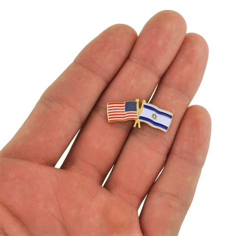 USA and Israel Flag Pin | PinMart