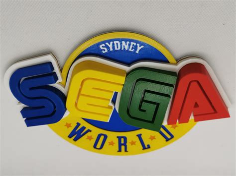 Sega World Sydney Logo by Offbeat Printing | Download free STL model | Printables.com