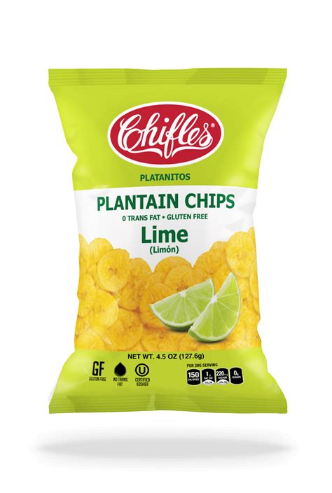 Chifles Lime Plantain Chips 4.5 Oz. - Walmart.com