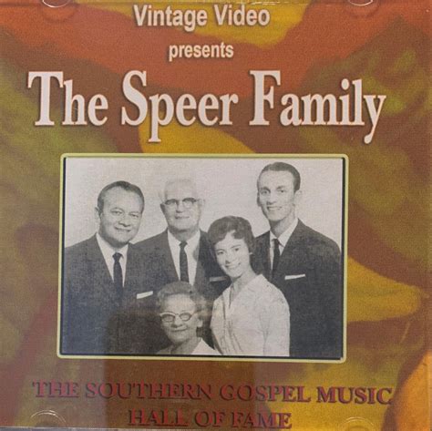 VINTAGE VIDEO PRESENTS THE SPEER FAMILY CD – Gospel Music Warehouse