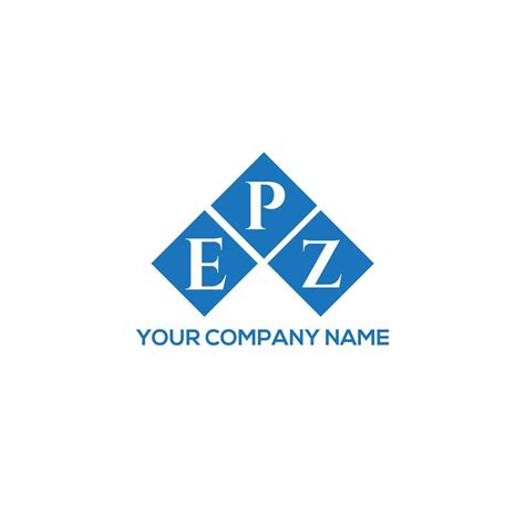 EPZ letter logo design on white background. EPZ creative initials letter logo concept. EPZ ...