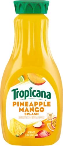 Tropicana Pineapple Mango Splash Fruit Juice, 52 fl oz - Fred Meyer