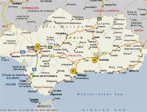 Inland Andalucia | The location of Andalucia