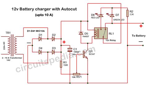 12v 10a Smps Battery Charger Circuit Diagram