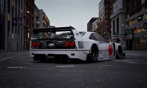 Liberty Walk Ferrari F40. Tasteful styling or automtive sacrilage?