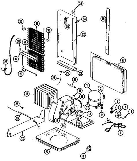 Magic Chef Mini Refrigerator Parts