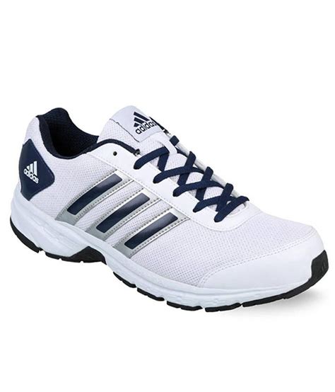 Adidas White Sport Shoes - Buy Adidas White Sport Shoes Online at Best ...