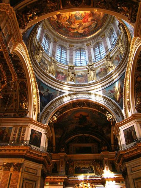 Interior of Saint Isaac´s cathedral in St. Petersburg, Russia. | Cathedral, Cathedral ...