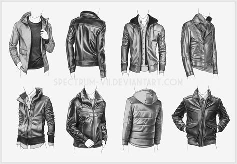 Clothing Study - Jackets 4 by Spectrum-VII on DeviantArt | Jacket drawing, Drawing clothes ...