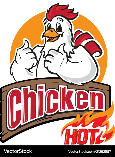 Chicken Cartoon Logo