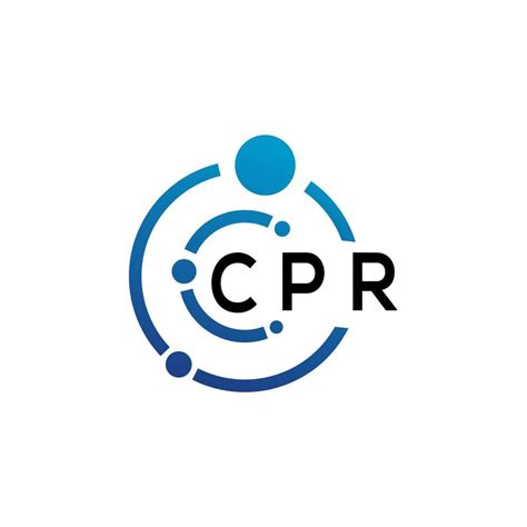 CPR letter logo design on white background. CPR creative initials letter logo concept. CPR ...